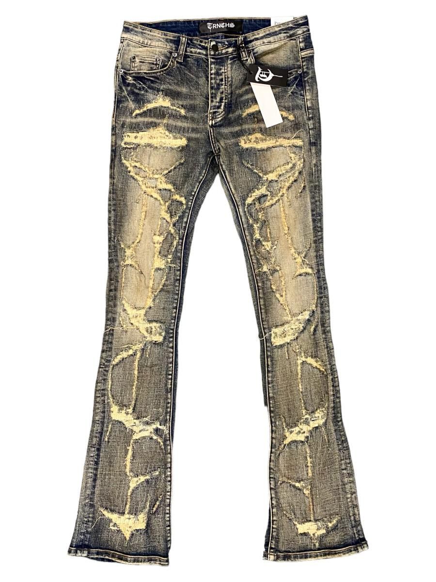 Trnchs T36 ("THUNDER" Vintage Wash Stacked Denim)