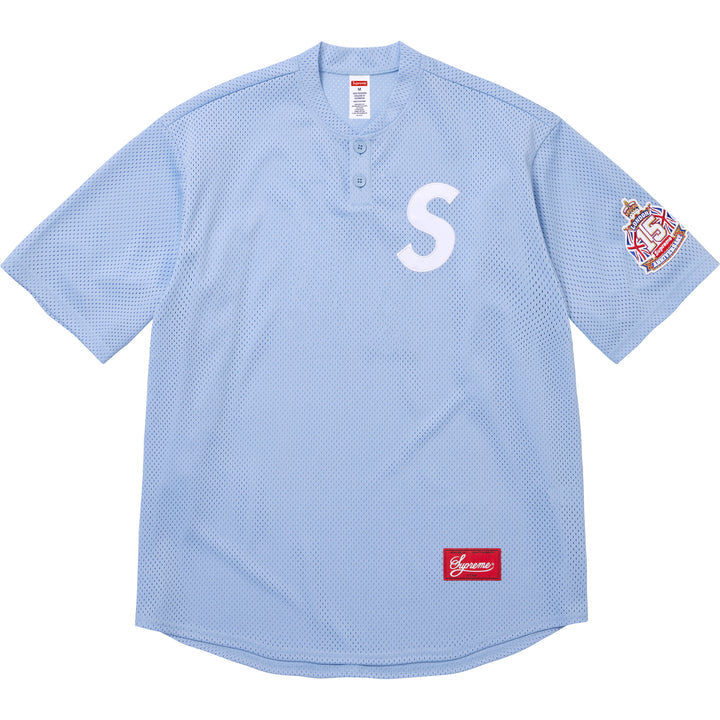 Supreme Shop S Logo Baseball Henley