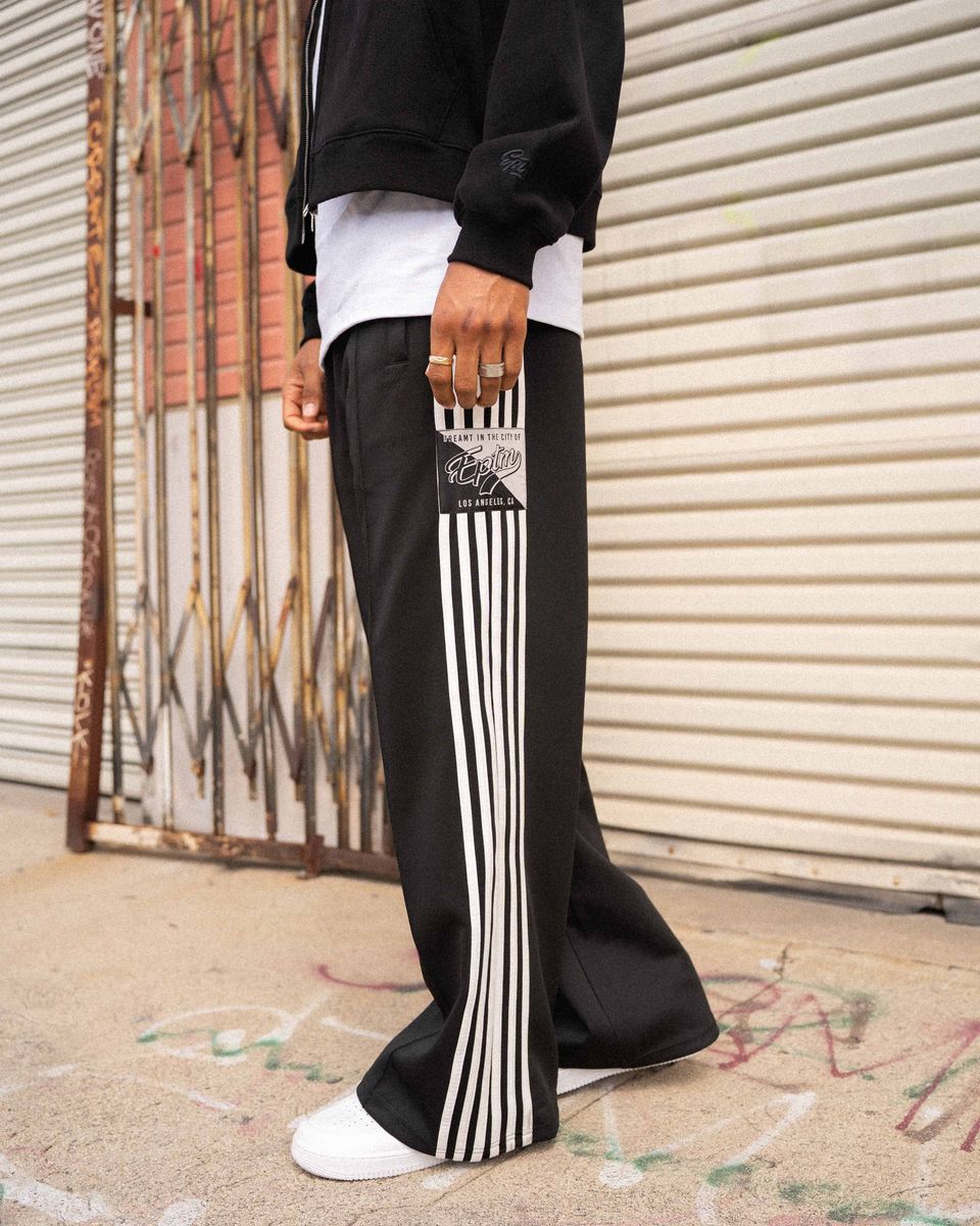 EPTM CAMDEN BLACK TRACK PANTS