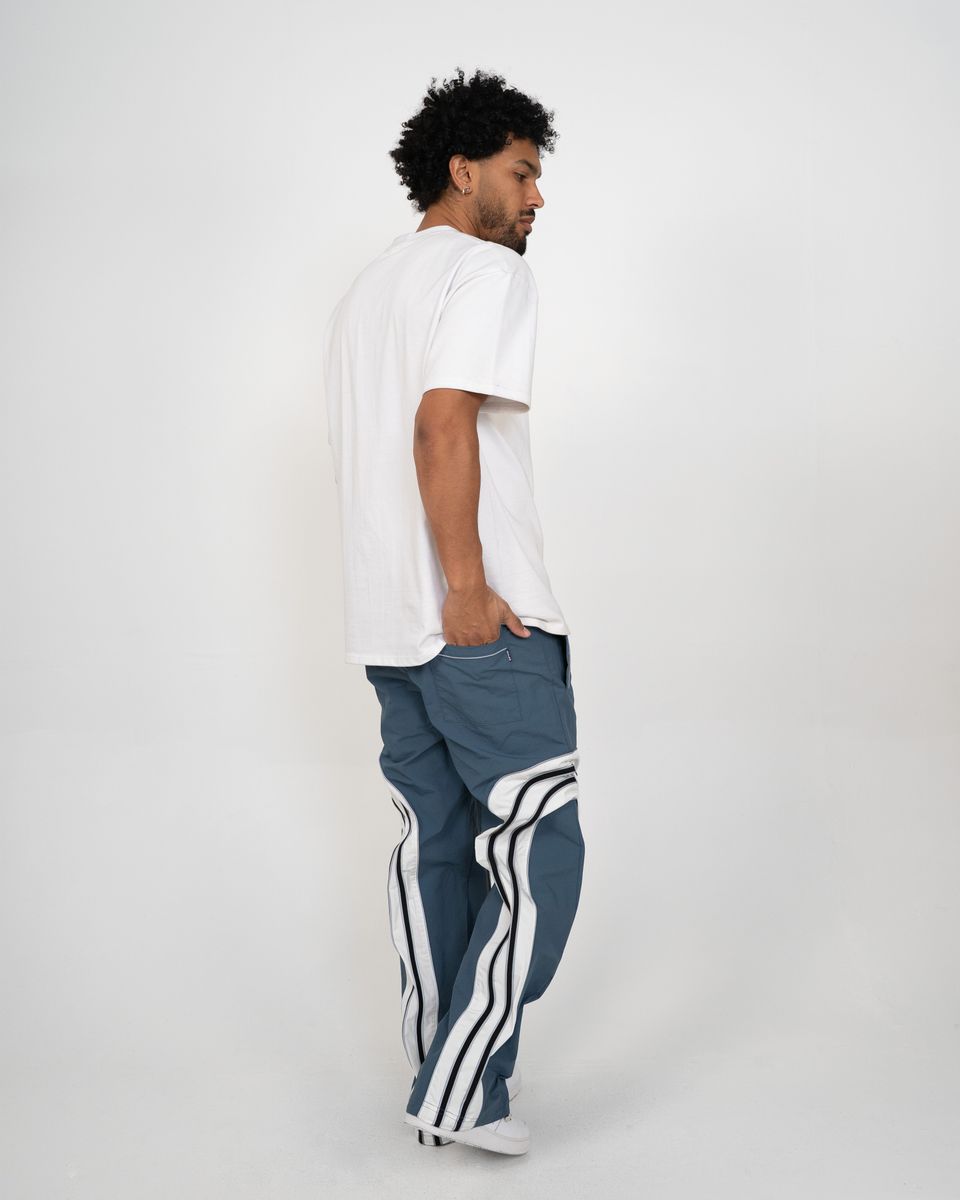 EPTM LUKENS DENIM BLUE TRACK PANTS