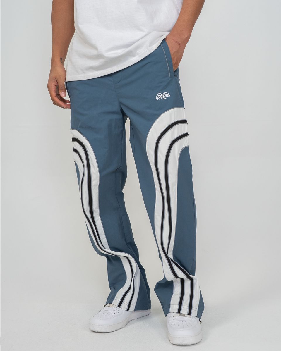 EPTM LUKENS DENIM BLUE TRACK PANTS