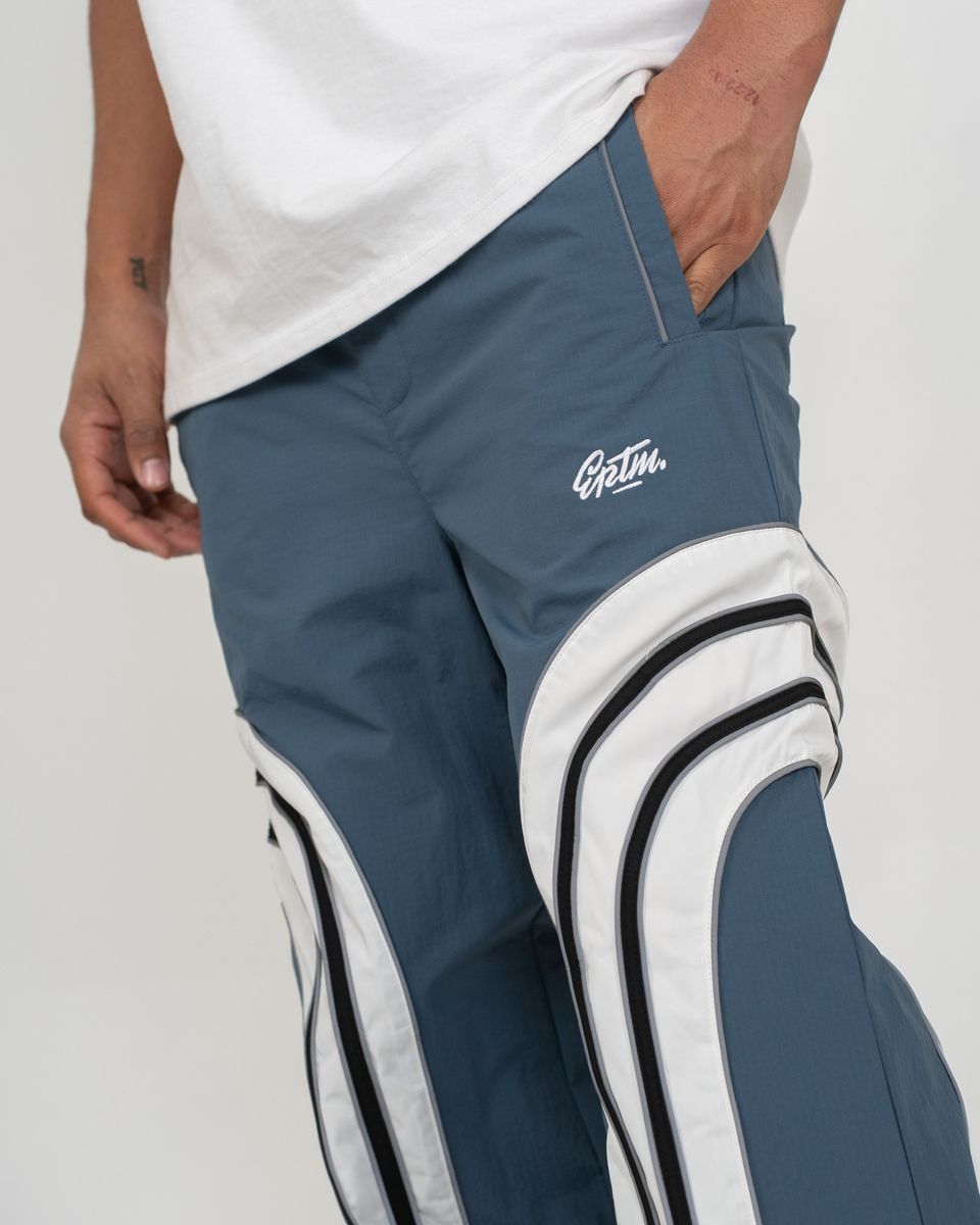 EPTM LUKENS DENIM BLUE TRACK PANTS