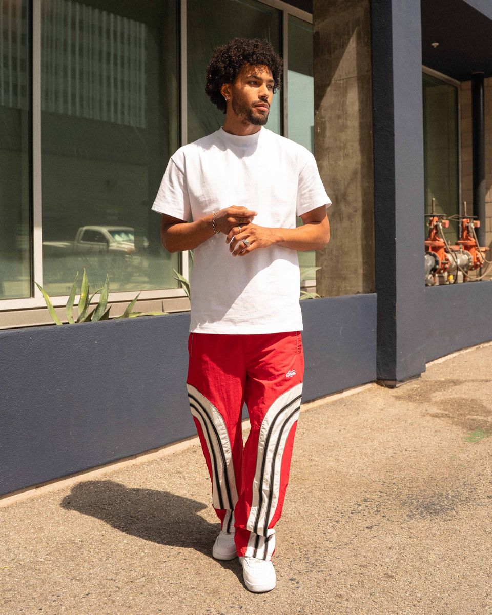 EPTM LUKENS RED TRACK PANTS
