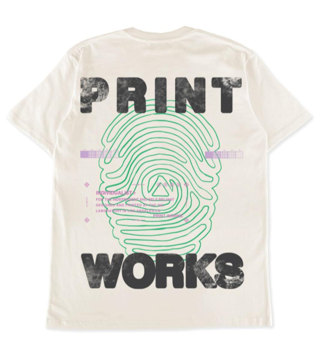 INDIVIDUALIST Print Works Tee Cream