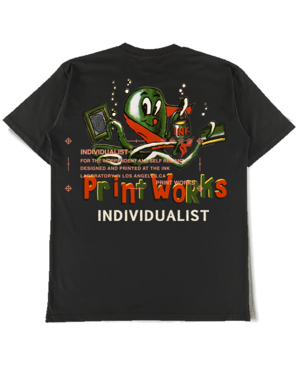 INDIVIDUALIST LAB "OCTO" TEE (black)