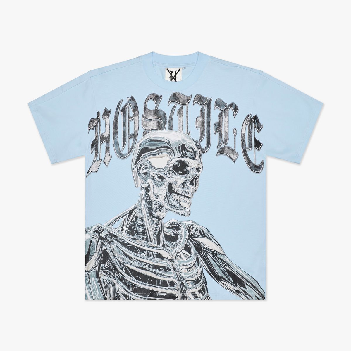 XHostile-Chrome Skeleton Tee