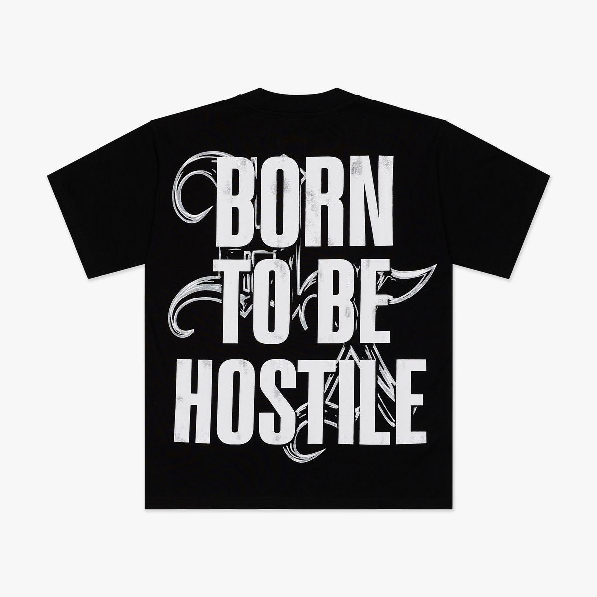 XHostile-Chrome Skeleton Black Tee