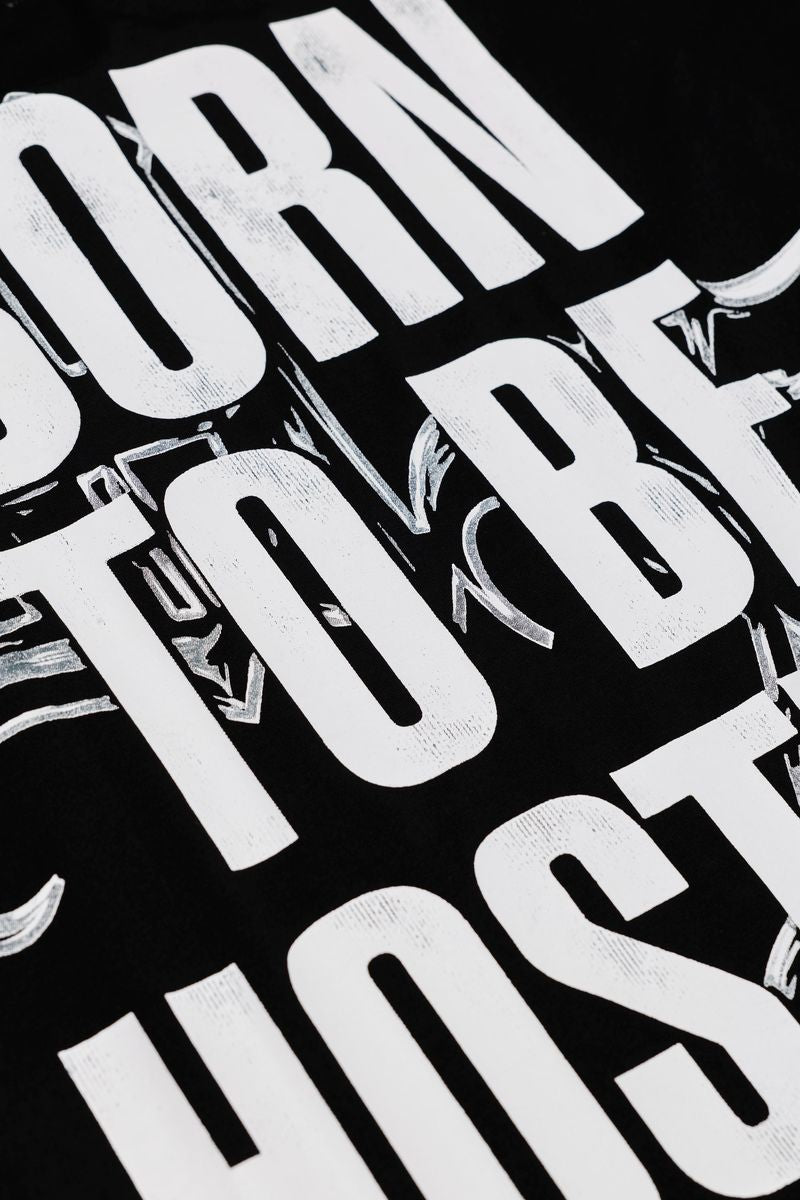 XHostile-Chrome Skeleton Black Tee