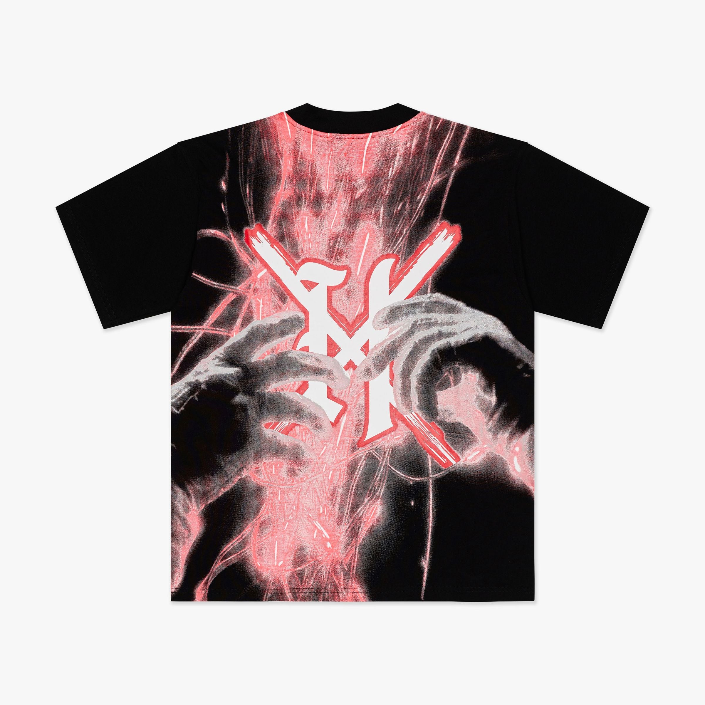 XHostile-Zero Gravity Black Red Tee