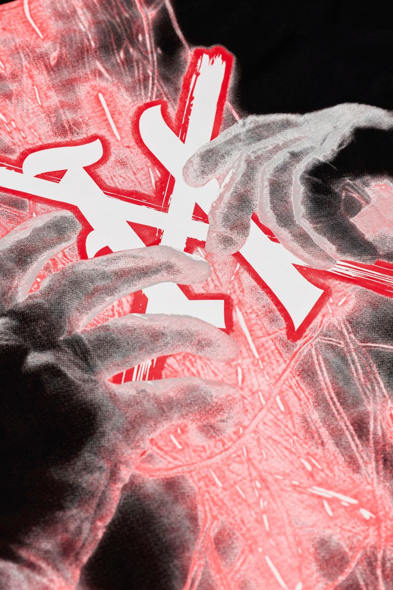 XHostile-Zero Gravity Black Red Tee