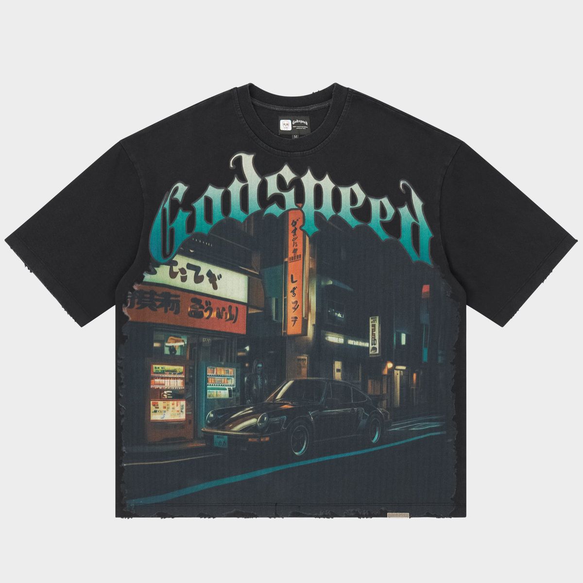 Godspeed Pit Stop: Tokyo (Black Wash) TShirts