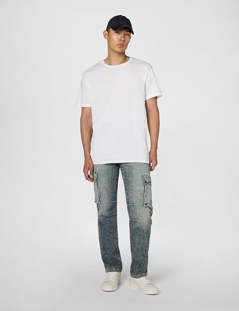 HUDSON Mens Reese Straight CargoJeans
