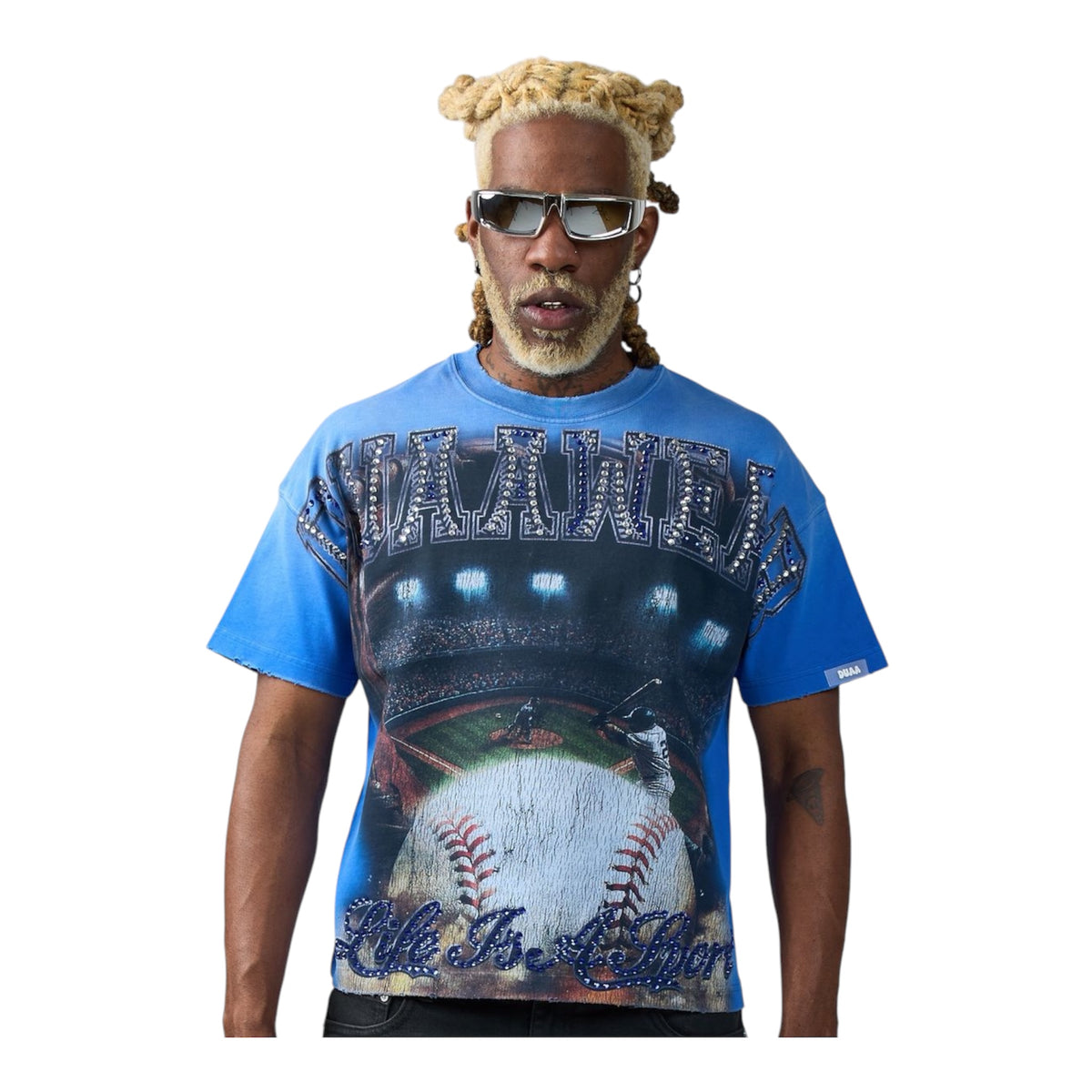 Duaa Home Run T-Shirts-Blue