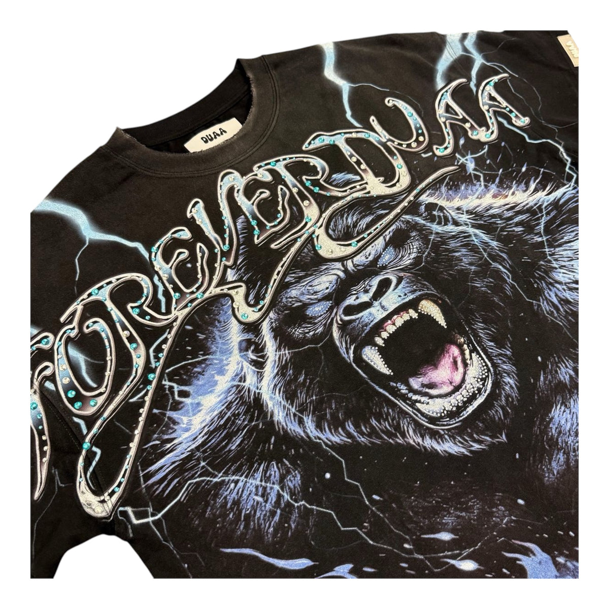 Duaa Electric Tee -Black