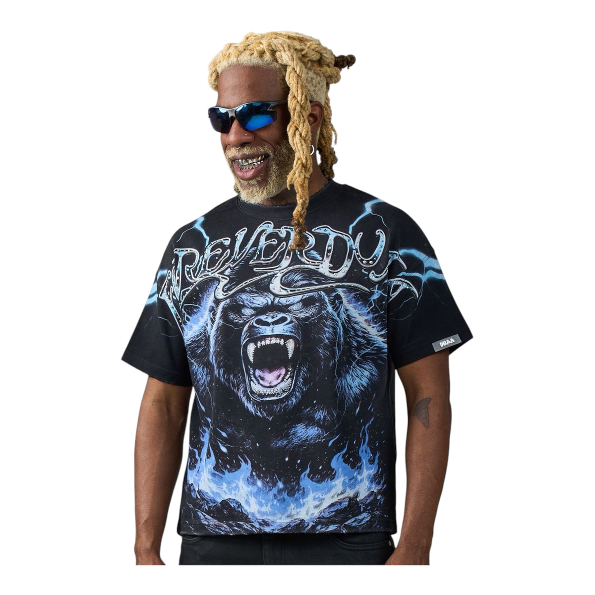 Duaa Electric Tee -Black