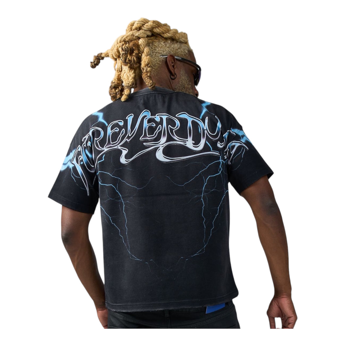 Duaa Electric Tee -Black
