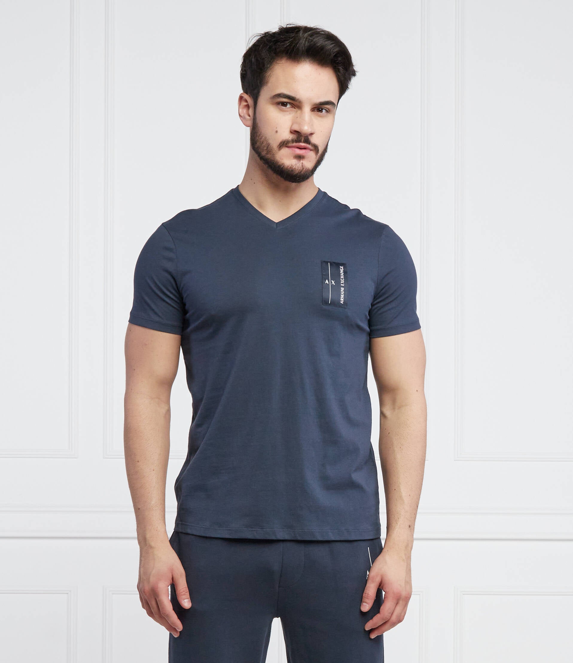 Armani Exchange Navy Tee