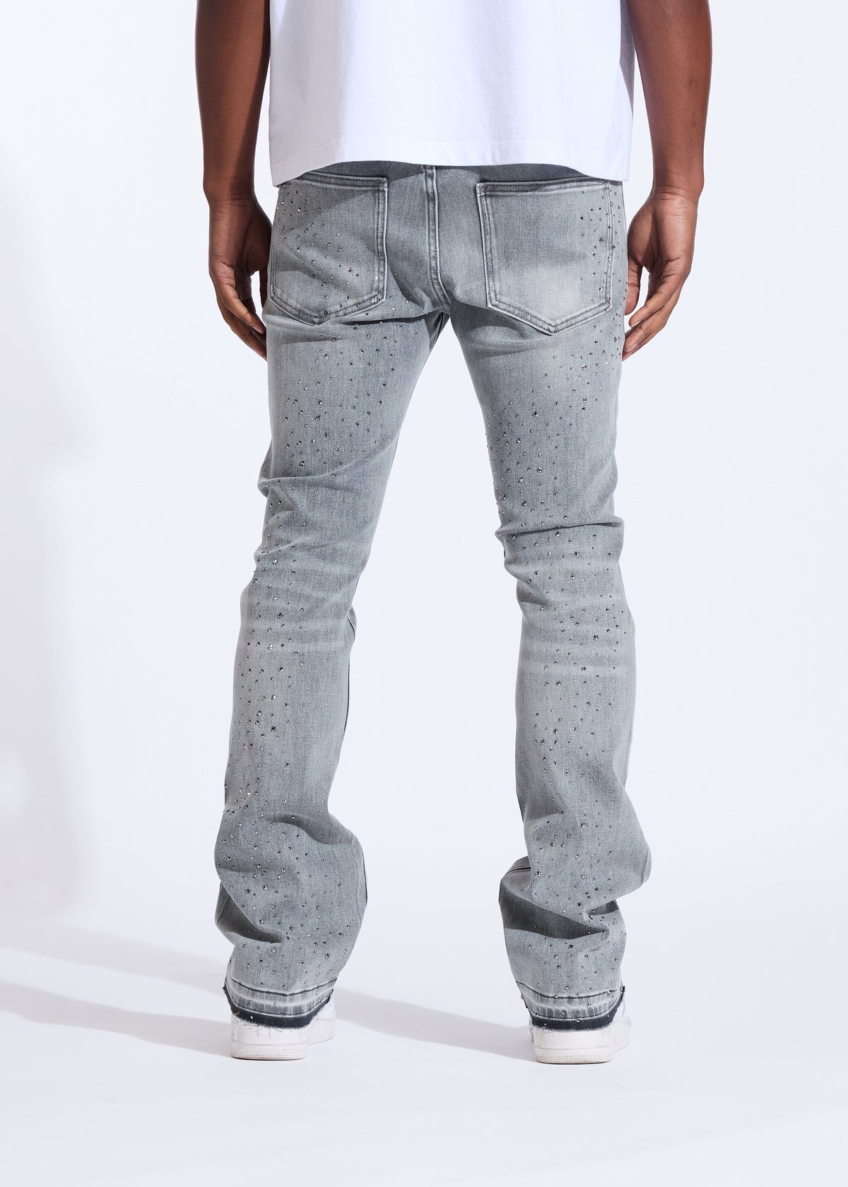 Crysp Denim WIZ FLARE - ICE GREY