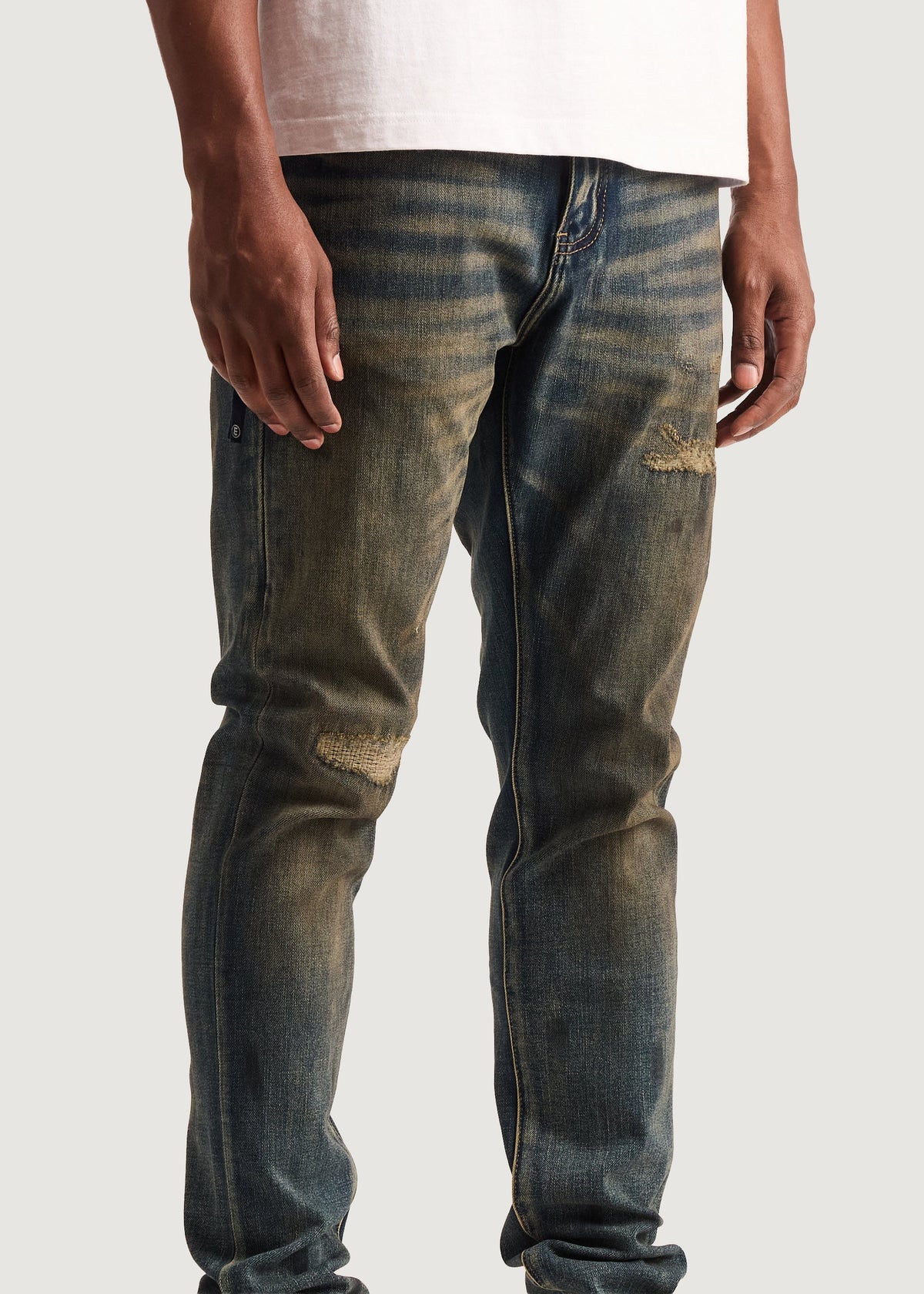 Embellish David Skinny Denim (Dark Acid)