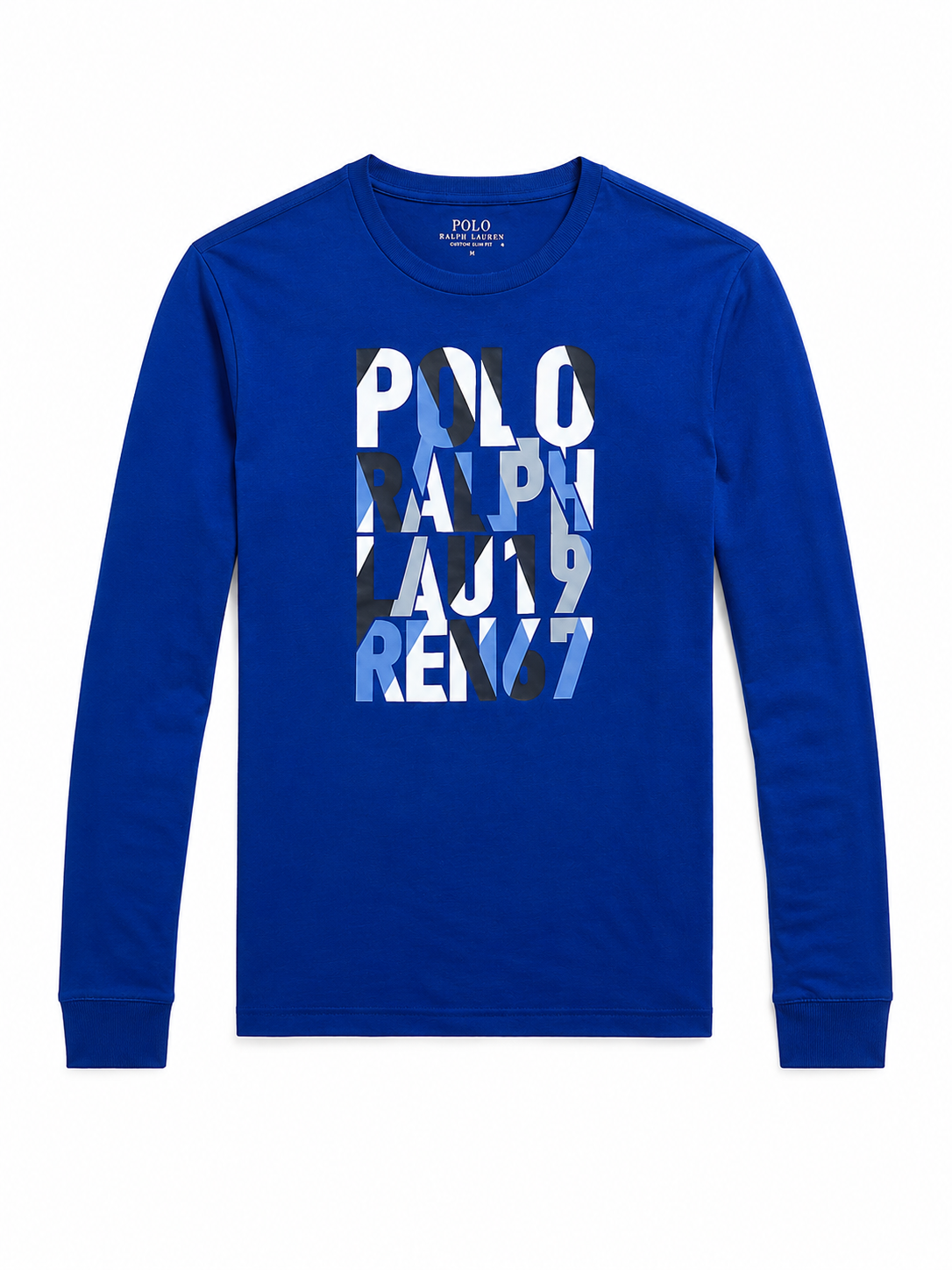 Polo Ralph Lauren Boys Blue Graphic Long Sleeve T-Shirt – Classic