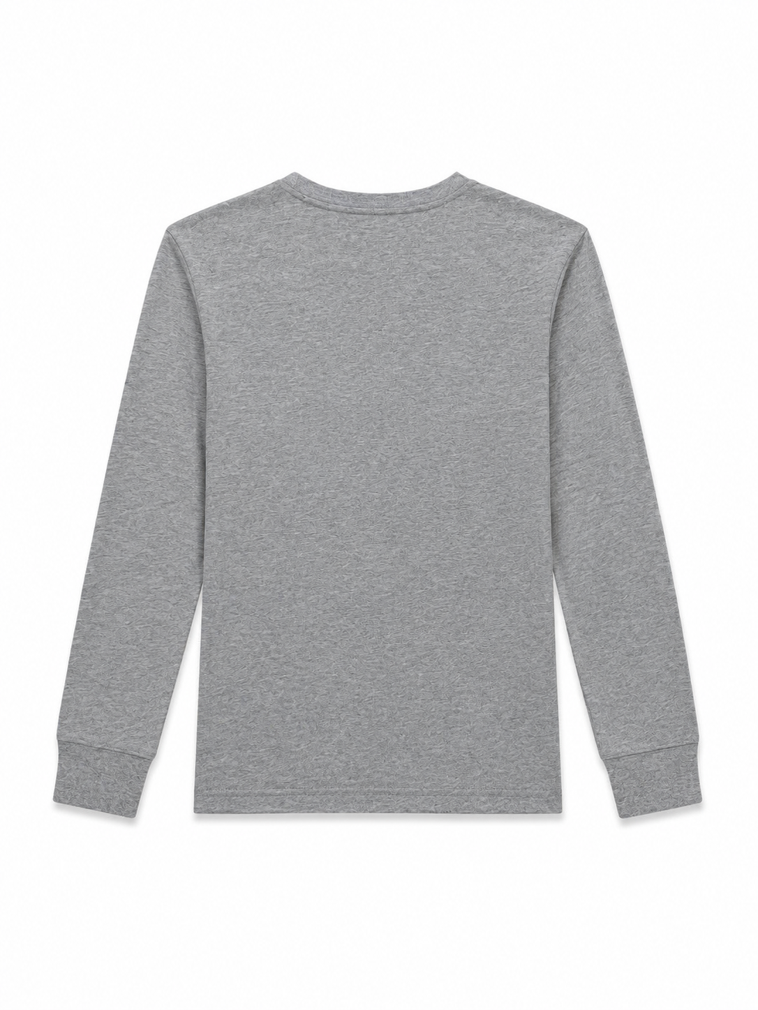 Polo Ralph Lauren Boys Heather Gray Graphic Long Sleeve T-Shirt – Classic Fit