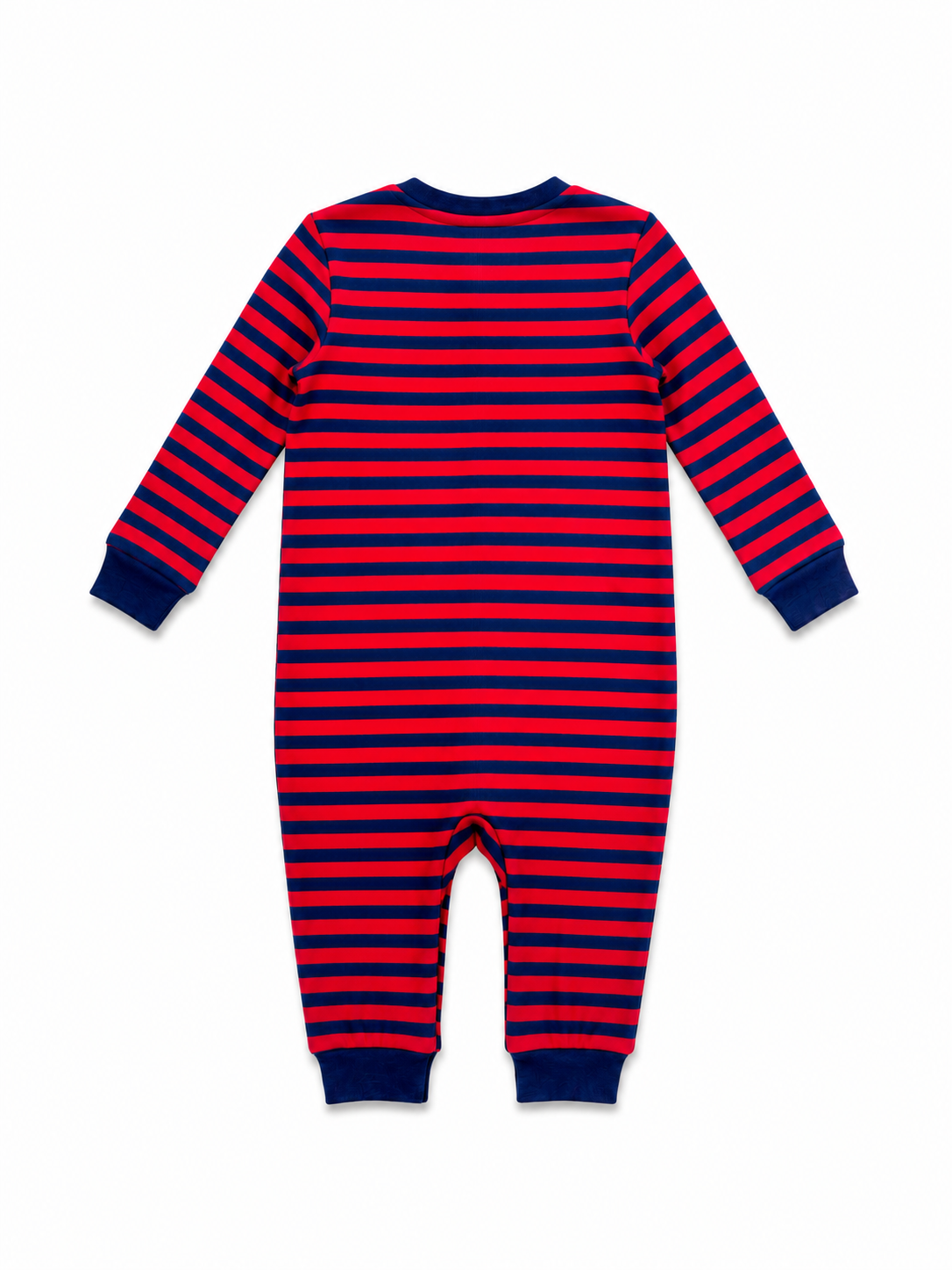 Polo Ralph Lauren Baby Boys Striped Cotton Coverall Red Navy One-Piece Romper 9M