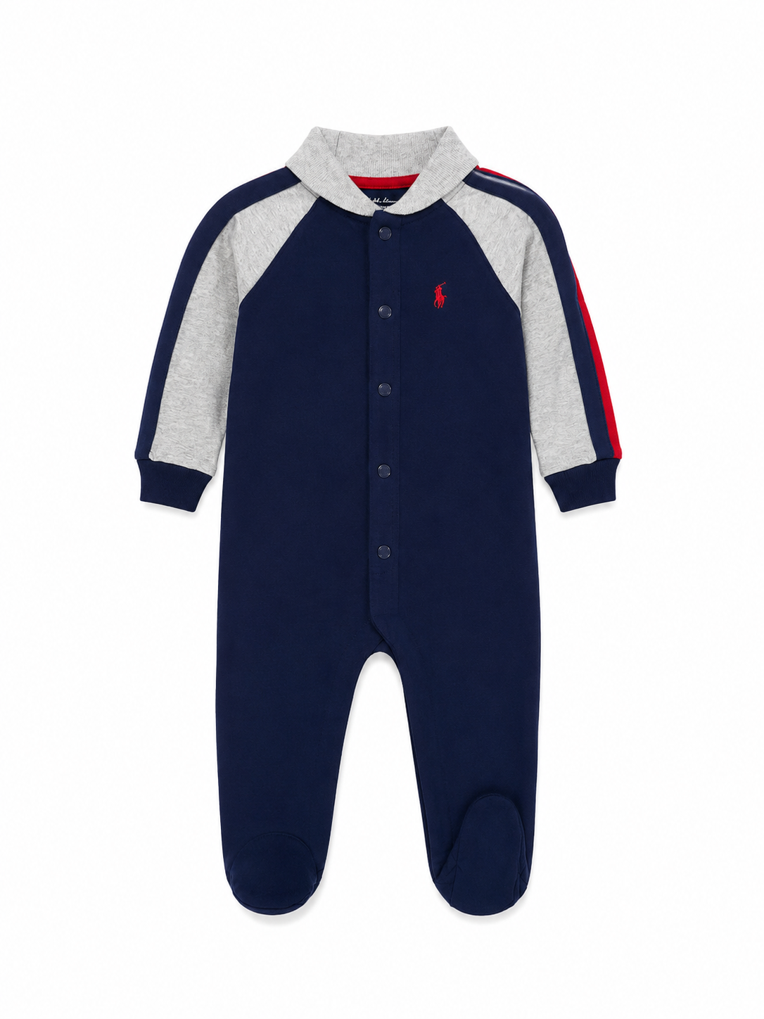 Polo Ralph Lauren Baby Boy Navy Footed Coverall Sleeper 9 Months