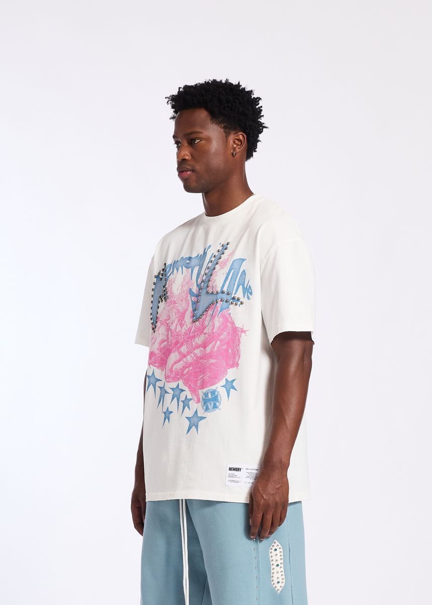 Memorylane BRAINIACK TEE-WHITE