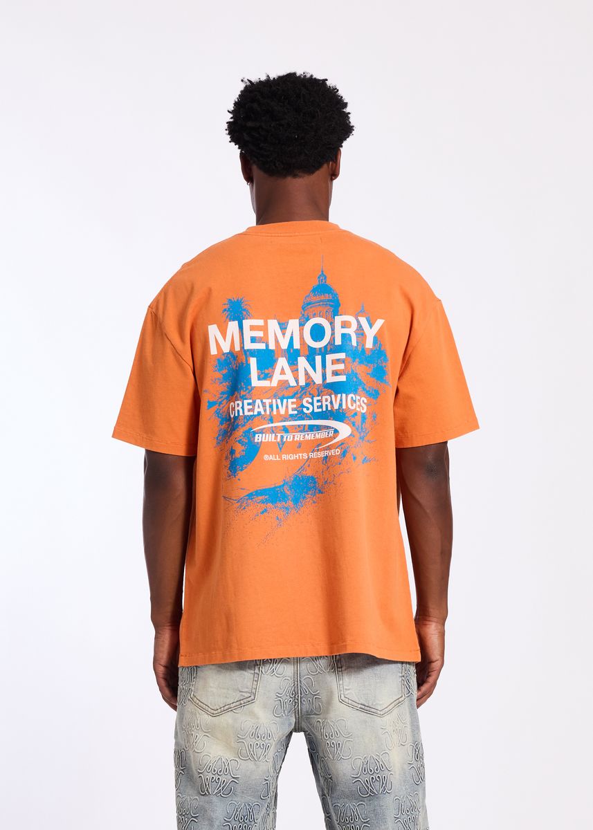 Memory Lane ACTION TEE-ORANGE BANG
