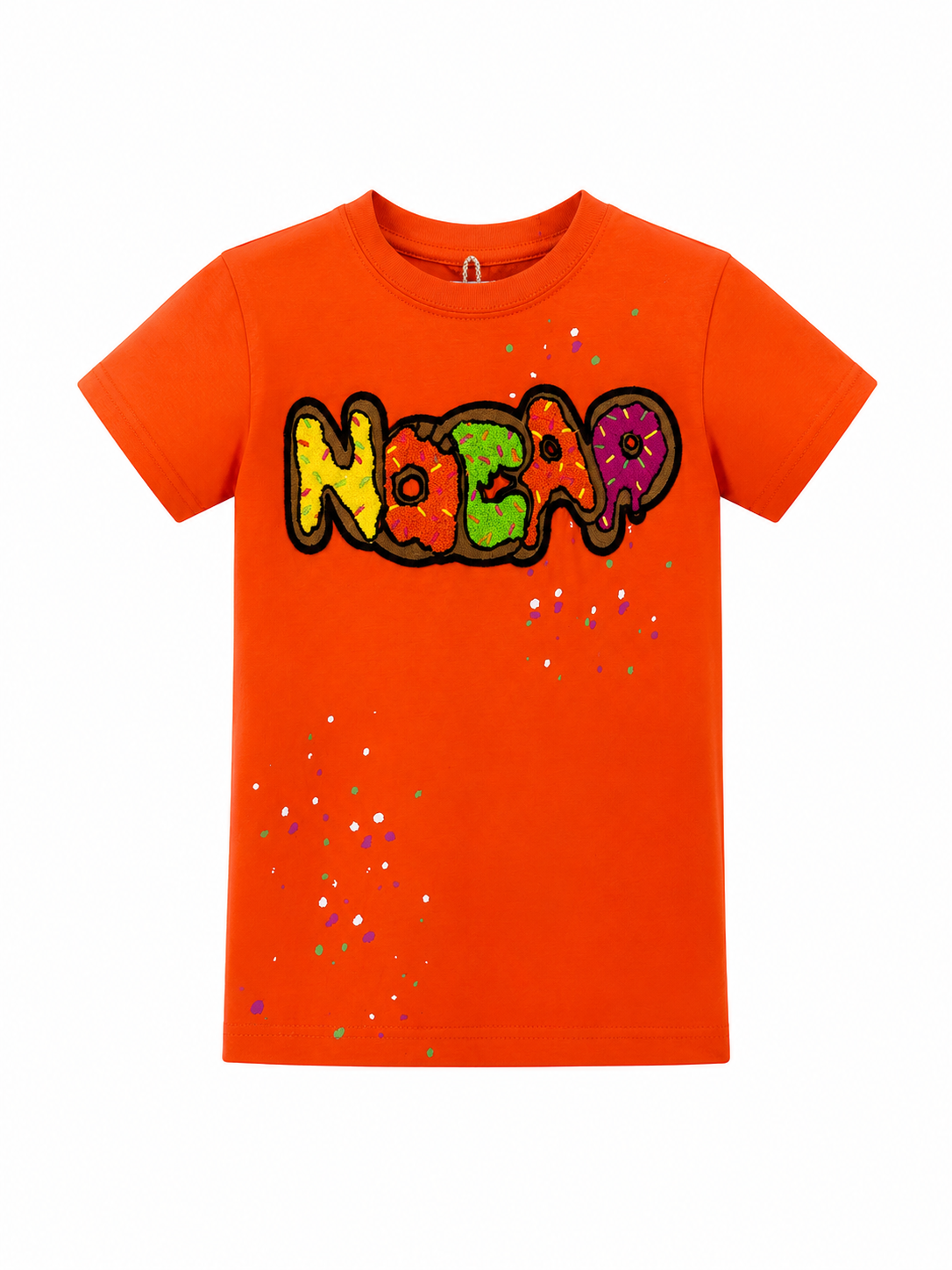 FWRD DENIM Boys “No Cap” Graphic T-Shirt – Orange | Size 3