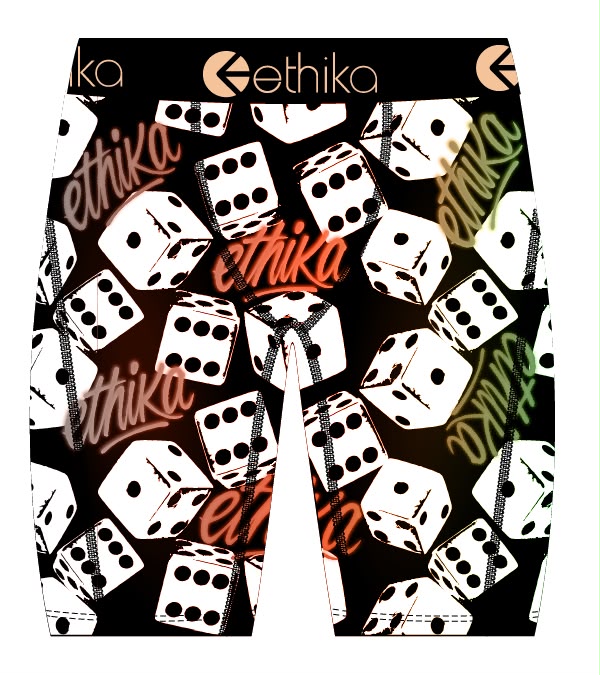 Ethika "Dice Flow" Boxers - Black