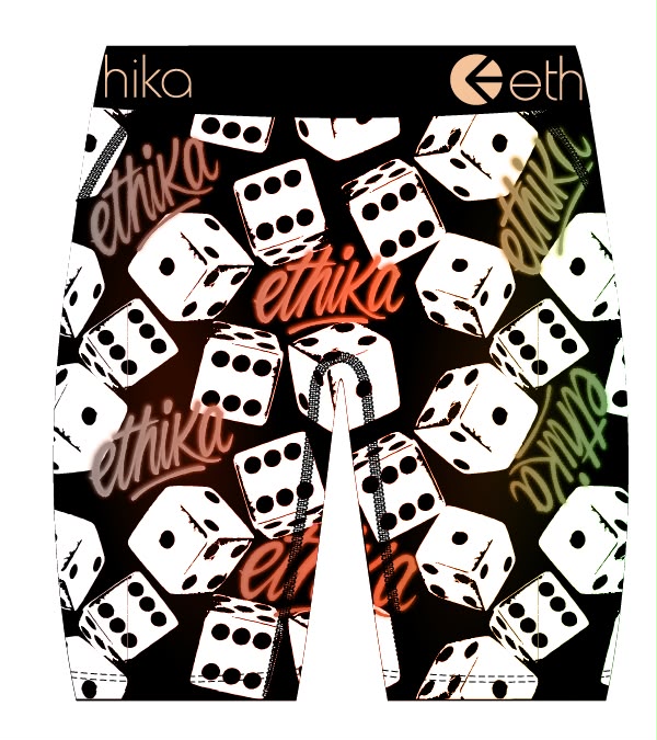 Ethika "Dice Flow" Boxers - Black