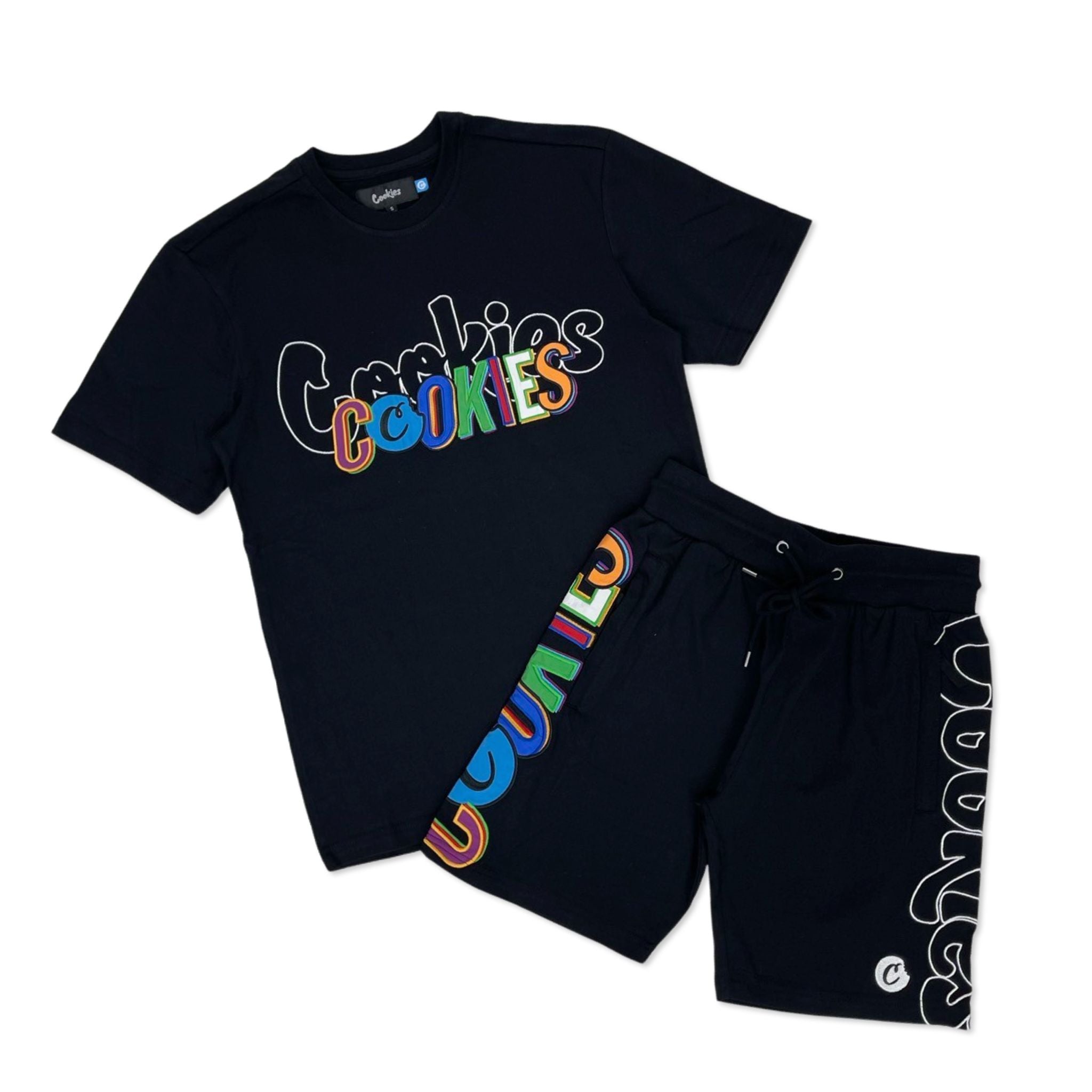 COOKIES On The Block Cotton Jersey Knit SHORT SETS