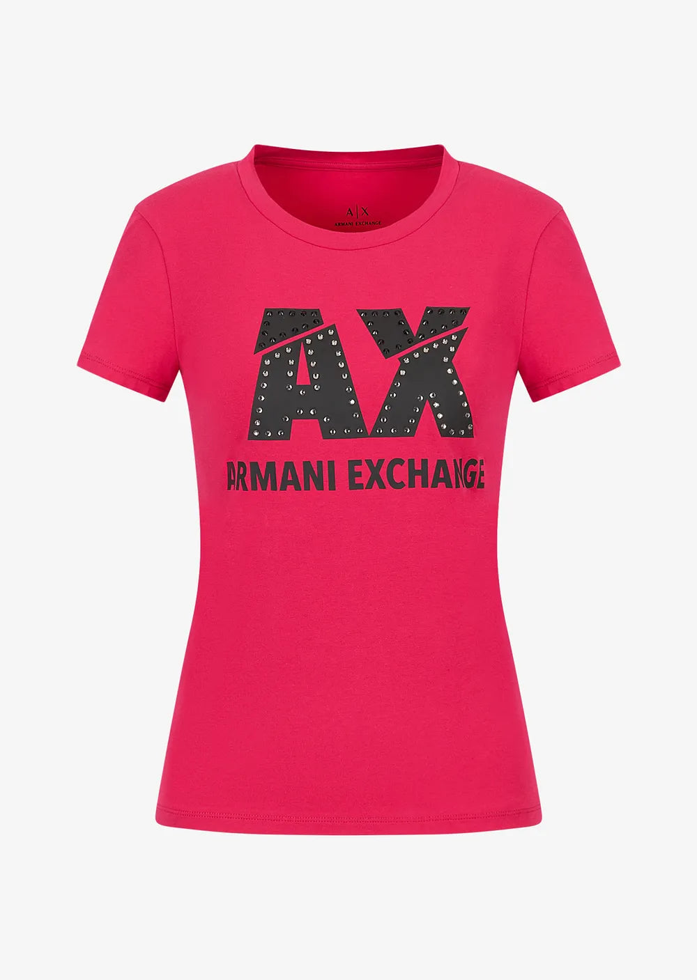 armani exchange women red tshirts