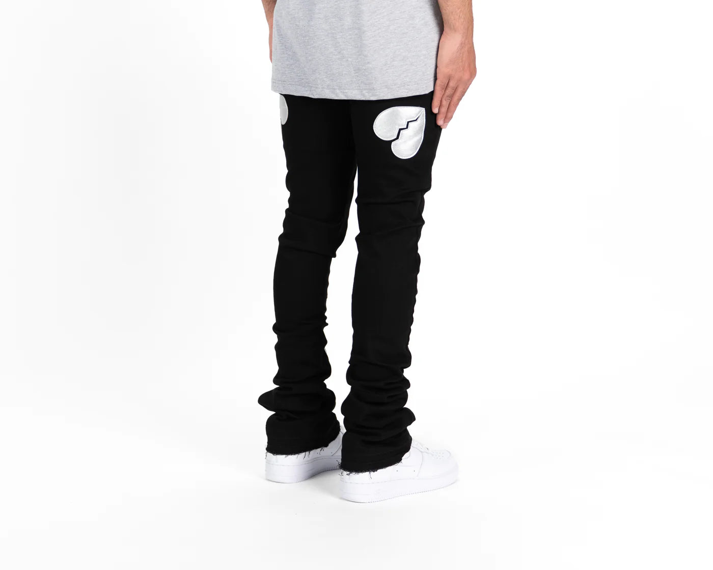 Pheelings PATCH MY HEART" FLARE STACK DENIM