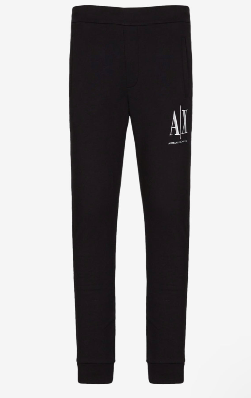 Armani exchange ICON LOGO SWEATPANTS Black