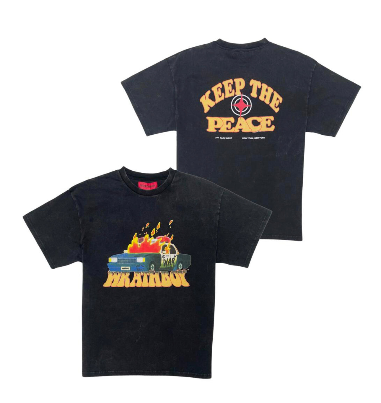 WRATHBOY KEEP THE PEACE T-SHIRT (Black)