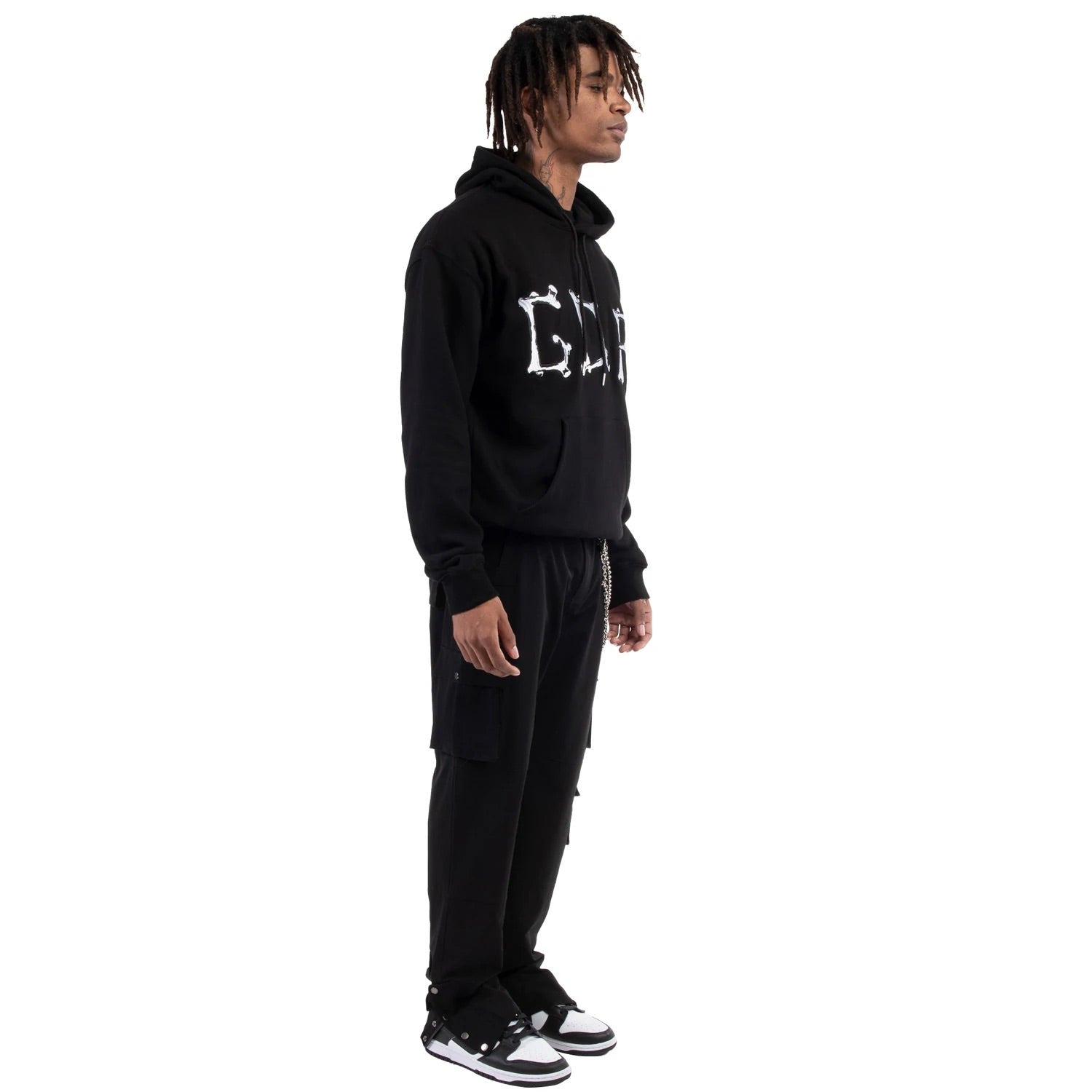 Gifts of Fortune Indian Warrior Hoodie | Black