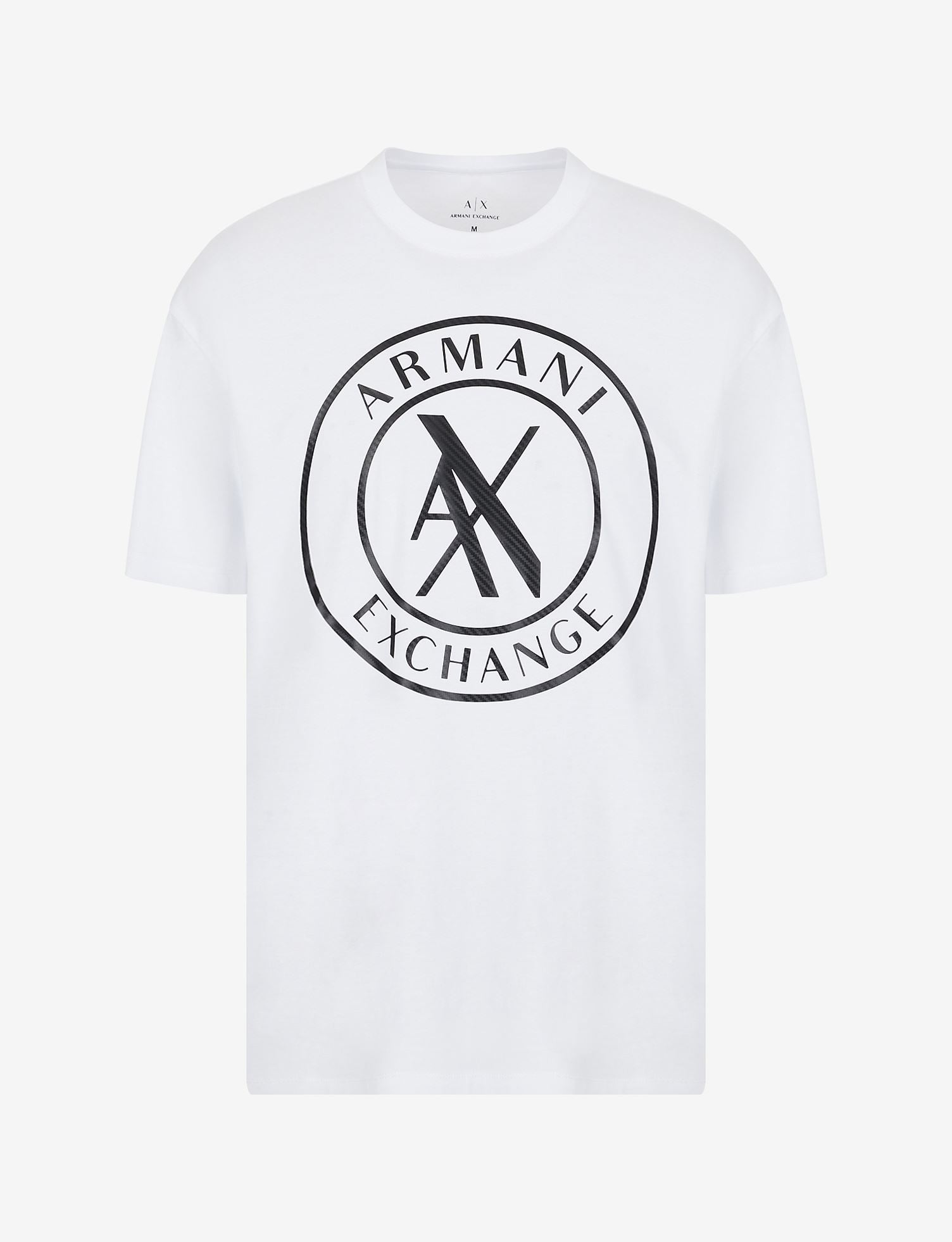 Armani Exchange MERCERIZED COTTON T-SHIRT White