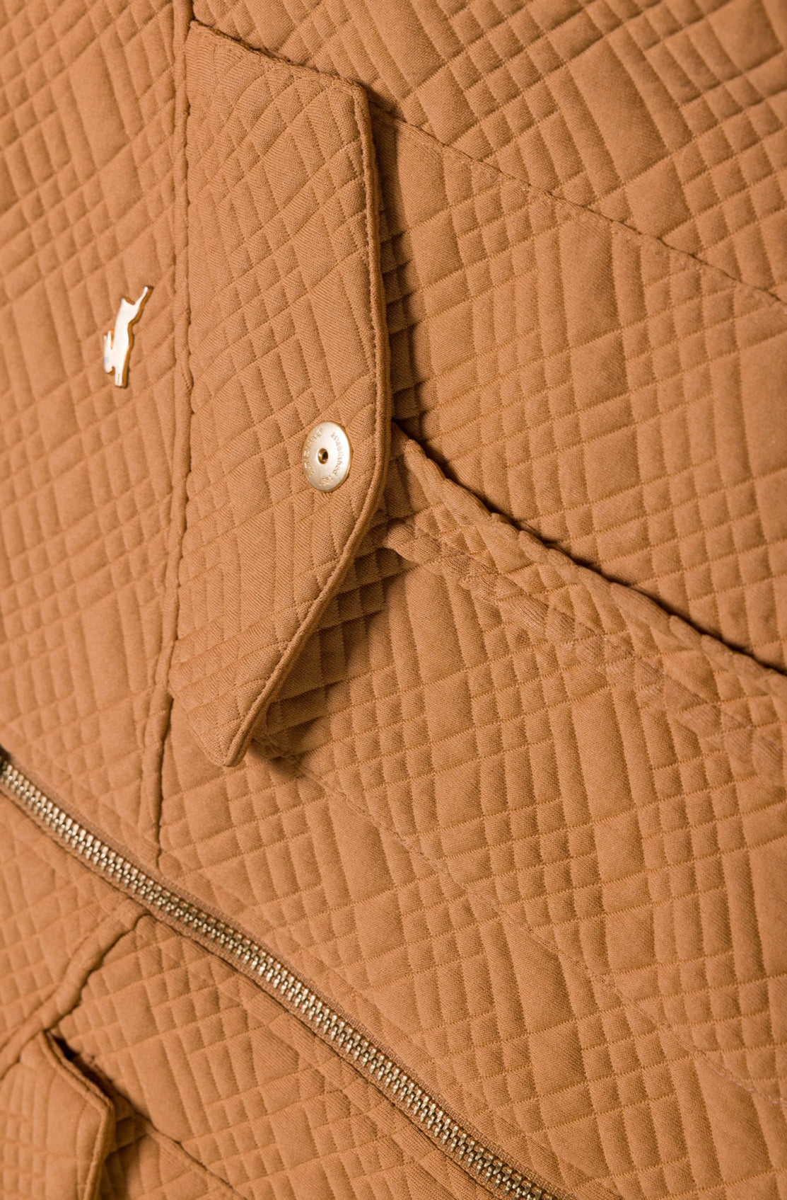 ATIZIANO Verne | Men's Long Sleeve Quilted Shirt Jacket Color BRONZE