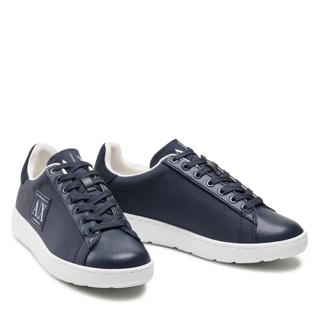 Armani Exchange navy white shoes