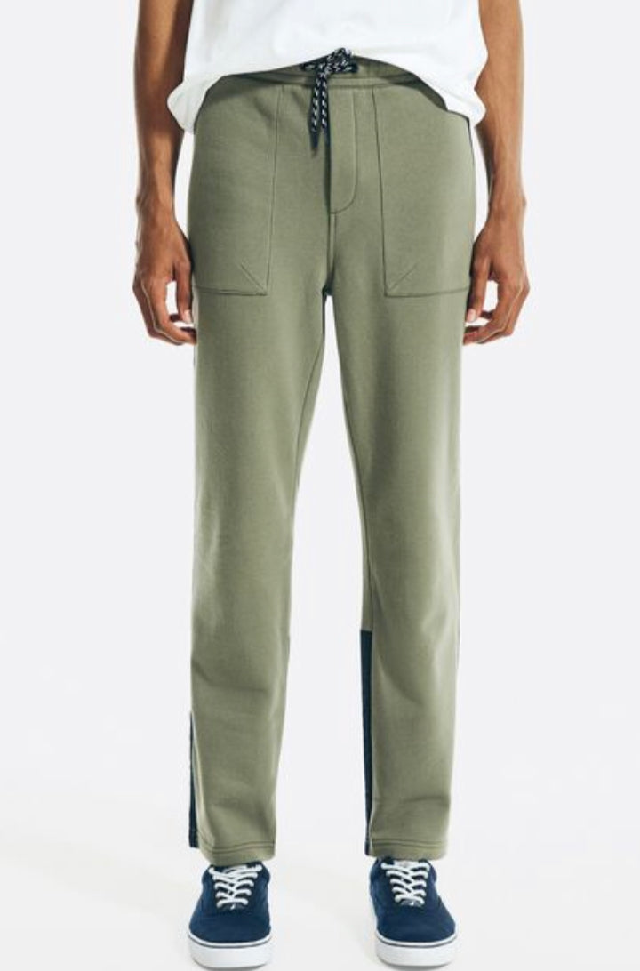 Nautica K17685 3BP HILSIDOLVE Sweatpants olive navy