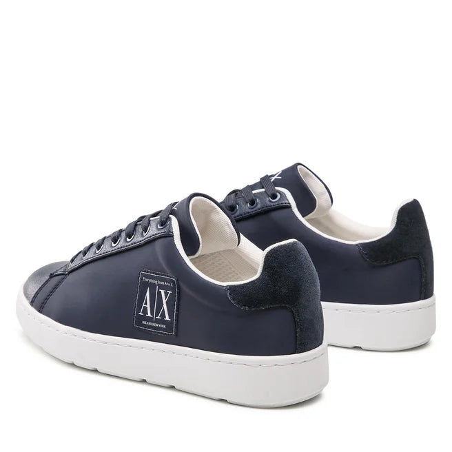 Armani Exchange navy white shoes