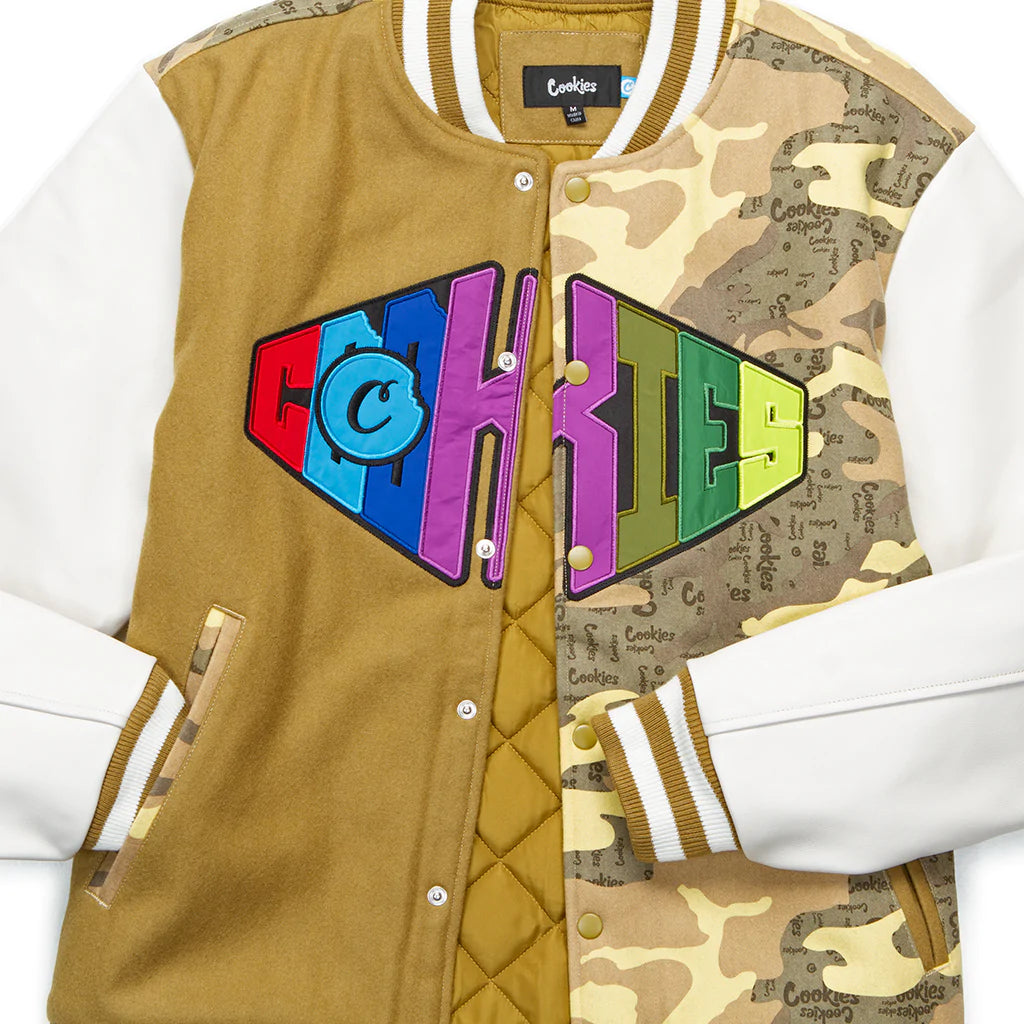 Cookies across the bored letterman Jacket