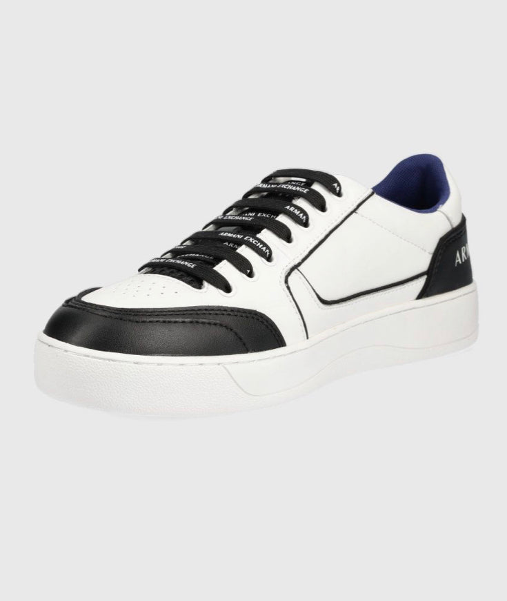 Armani Exchange Black White Shoes | Premium Apparel Shops