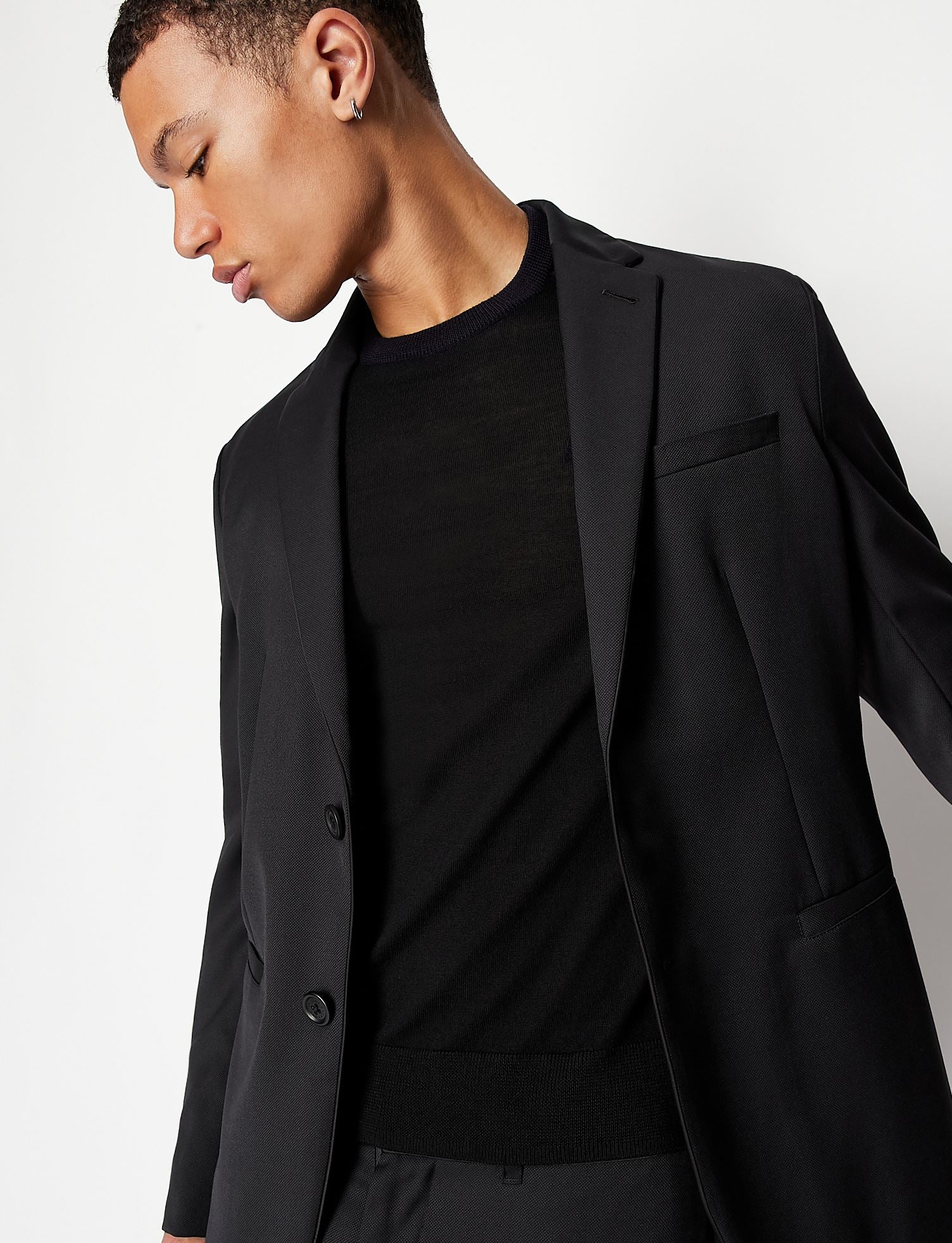 Armani Exchange CREW NECK WOOL SWEATER