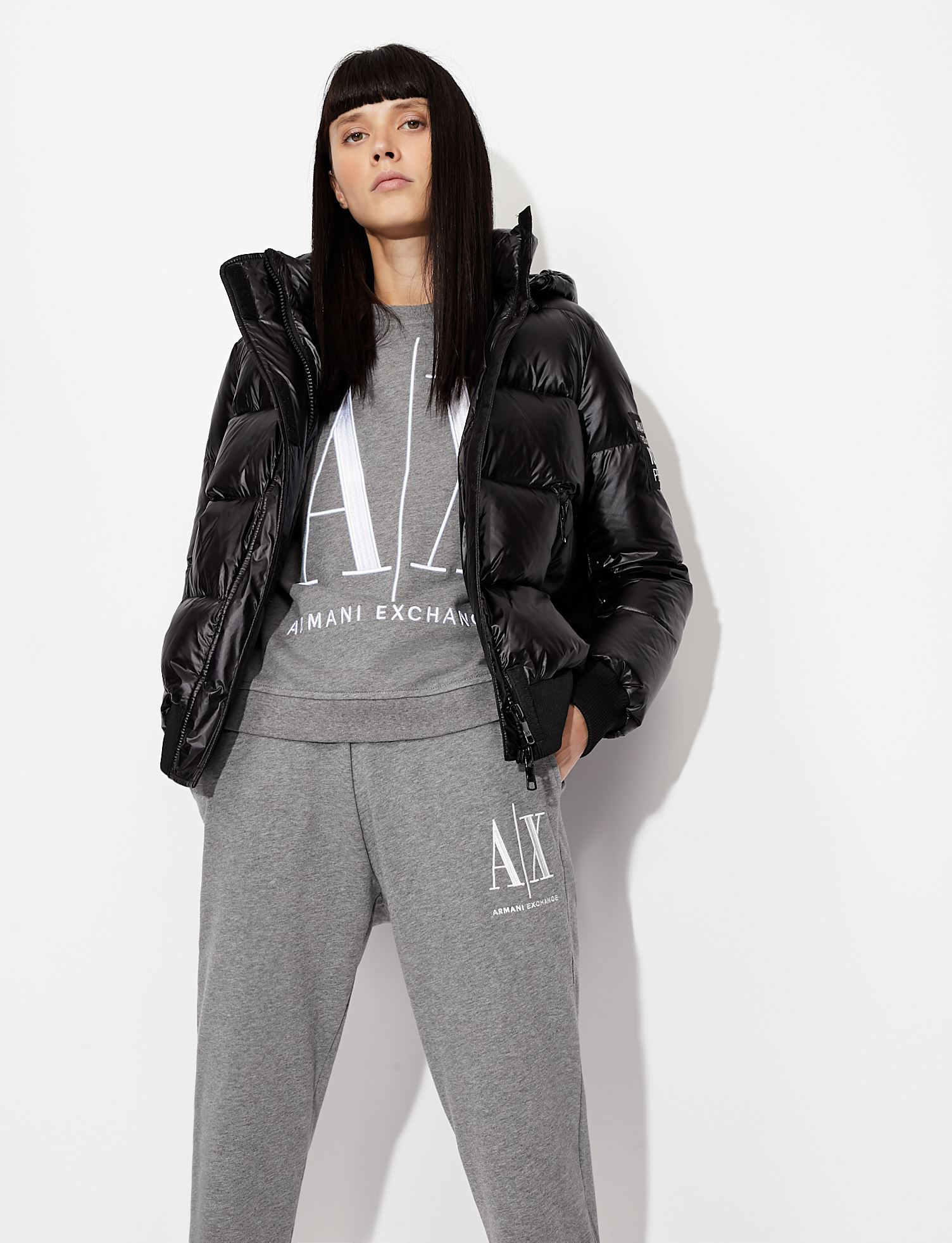 Armani Exchange Women’s Gray Sweatpants