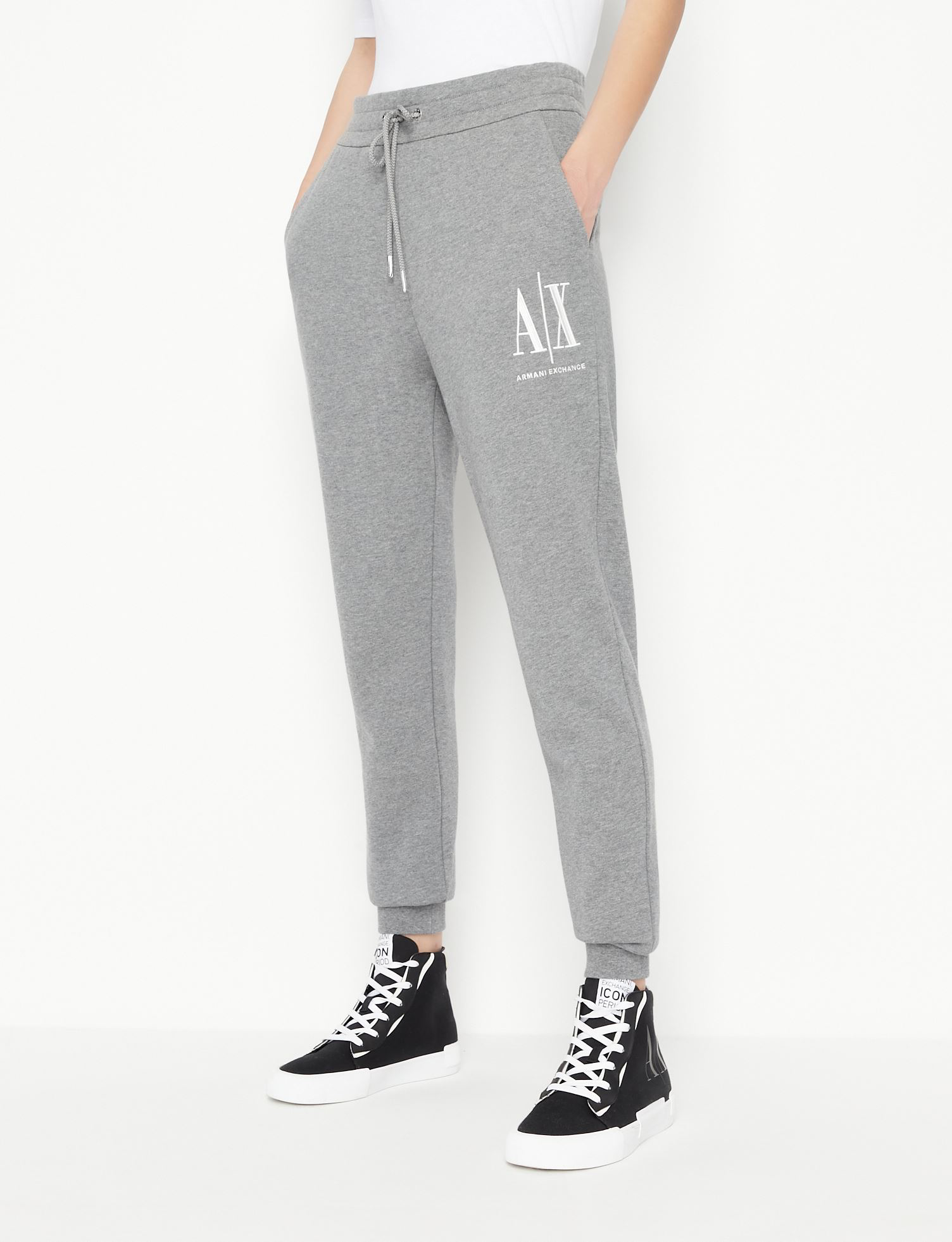 Armani Exchange Women’s Gray Sweatpants