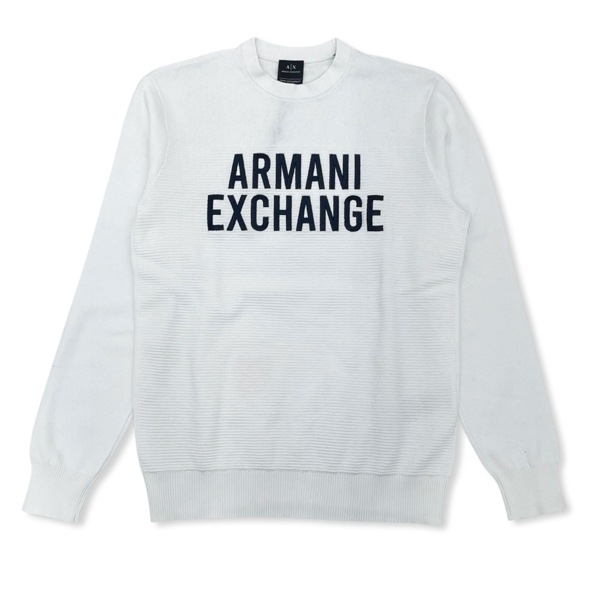 ARMANI EXCHANGE CREWNECK WHITE