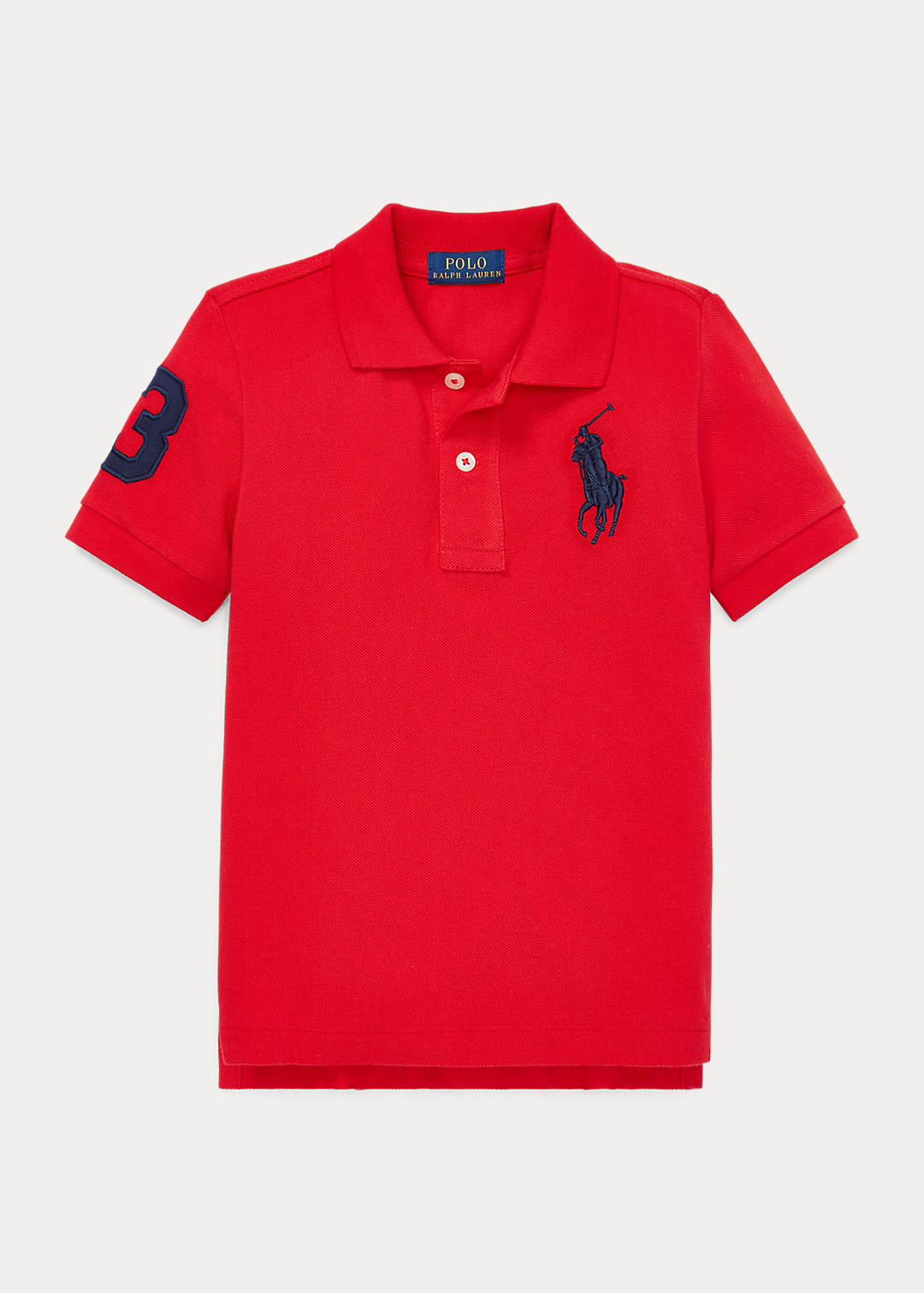 Polo Ralph Lauren Big Pony Cotton Mesh Polo Shirt Boys